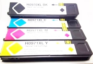 Compatible 970/971 XL Full Set Of 4 High Capacity Ink Cartridges (Black/Cyan/Magenta/Yellow)
